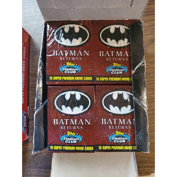1991 Topps Stadium Club Batman Returns Movie Trading Cards Packs - Picture 4 of 4